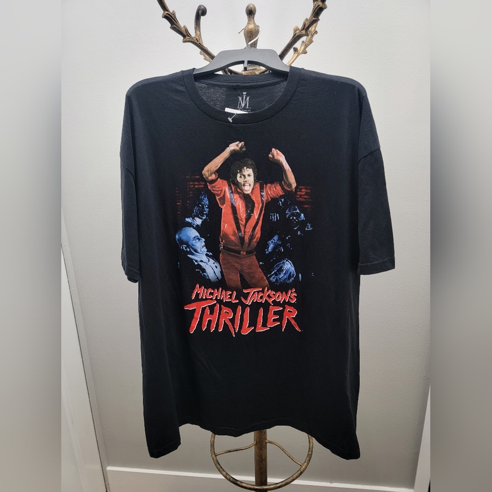 MICHEAL JACKSON Black Short Sleeve Tee